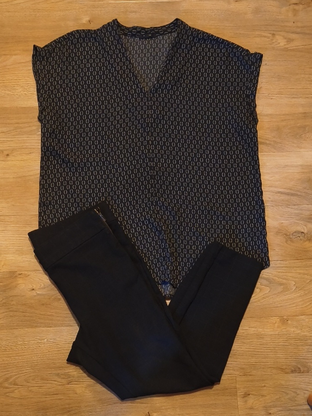 XXL Patterned Blouse And L Loft Pant